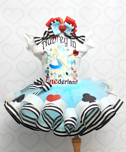 Alice In Wonderland tutu set-Alice In Wonderland outfit-Alice In