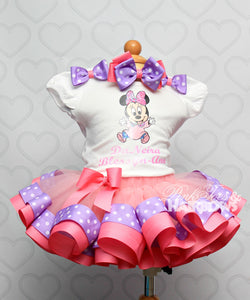 Mouse Tutu set- mouse outfit- mouse birthday outfit