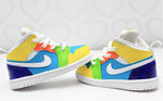 Load image into Gallery viewer, Baby Shark shoes- Baby Shark Jordans -Boys Jordans Shoes-Custom Jordans- Toddler Jordans
