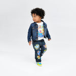 Load image into Gallery viewer, Baby Shark boys outfit - Baby Shark Denim Set-Boys Baby Shark denim set- Baby Shark Birthday outfit
