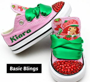 Girls Converse shoes- Girls Converse-Girls Bling Shoes-Bling Converse-Custom