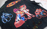 Load image into Gallery viewer, Blaze and the monster machines Denim Set-Boys blaze and the monster machines denim set-blaze and the monster machines Birthday outfit-blaze and the monster machines boys outfit
