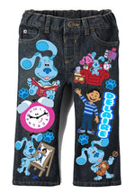Load image into Gallery viewer, Blues Clues boys outfit -Blues Clues Denim Set-Boys Blues Clues denim set- Blues Clues Birthday outfit
