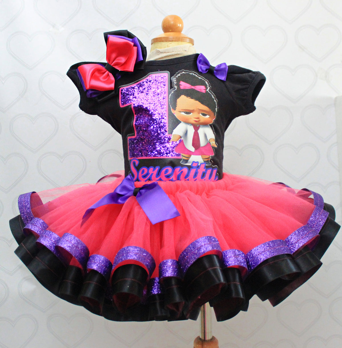 Boss Baby tutu set-Boss Baby outfit-Boss Baby dress – Pink Toes & Hair Bows