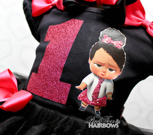 Boss Baby tutu set-Boss Baby outfit-Boss Baby dress
