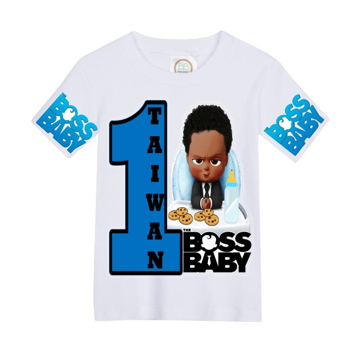 Boss Baby overalls-Boss Baby outfit-Boss Baby birthday shirt-Boss Baby birthday outfit