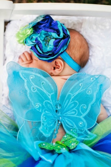Baby Butterfly in the Garden-newborn tutu set