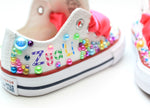 Load image into Gallery viewer, Candy Land shoes- Candy Land bling Converse-Girls Candy Land Shoes
