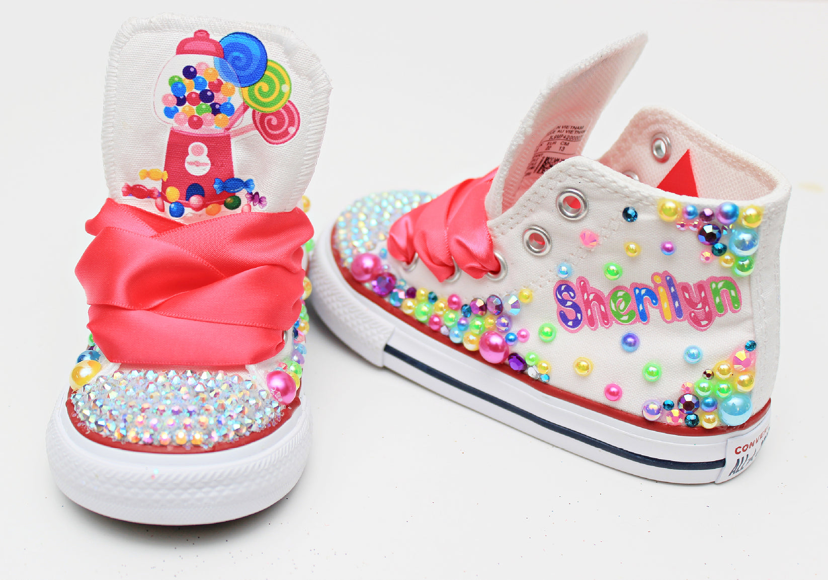 Candy Land shoes- Candy Land bling Converse-Girls Candy Land Shoes-Can ...