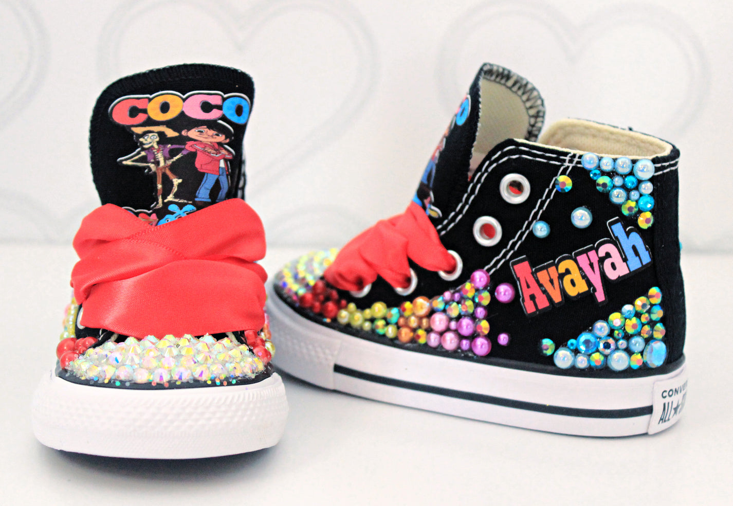 Coco shoes Coco bling ConverseGirls coco ShoesCoco Converse Pink