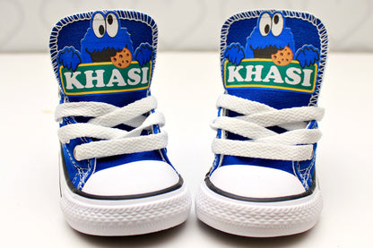 Cookie Monster shoes- Cookie Monster Converse-Boys Cookie Monster Shoes
