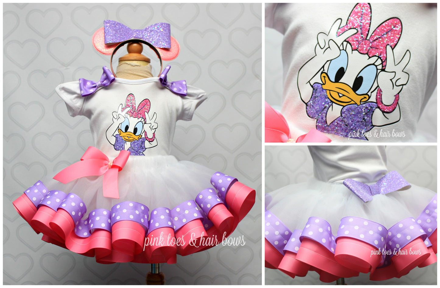 Duck Tutu set- Duck outfit-Duck birthday outfit- duck tutu