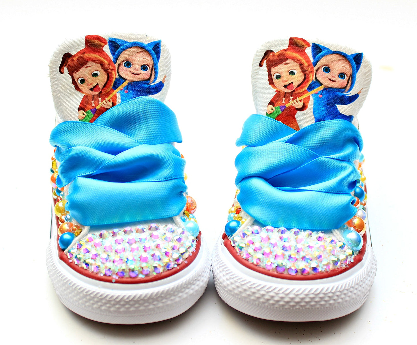 Dave and Ava shoes- Dave and Ava bling Converse-Girls Dave and Ava Shoes-
