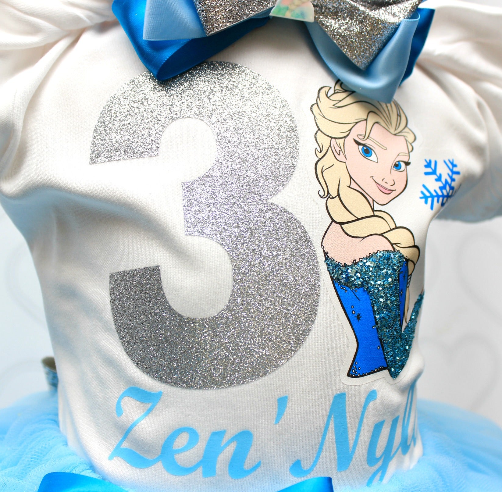 Frozen 3rd birthday on sale outfit