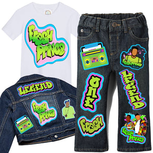 Fresh prince boys outfit - Fresh prince Denim Set-Boys Fresh prince boys denim set- Fresh Prince Birthday outfit
