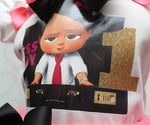 Load image into Gallery viewer, Boss Baby tutu set-Boss Baby outfit-Boss Baby dress
