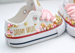 Load image into Gallery viewer, Minnie shoes- Minnie bling Converse-Girls Minnie Shoes
