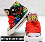 Load image into Gallery viewer, Girls Converse shoes- Girls Converse-Girls Bling Shoes-Bling Converse-Custom
