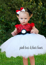 Load image into Gallery viewer, Pokemon dress-pokemon tutu dress- pokemon costume- pikachu tutu-pikachu costume-pokemon
