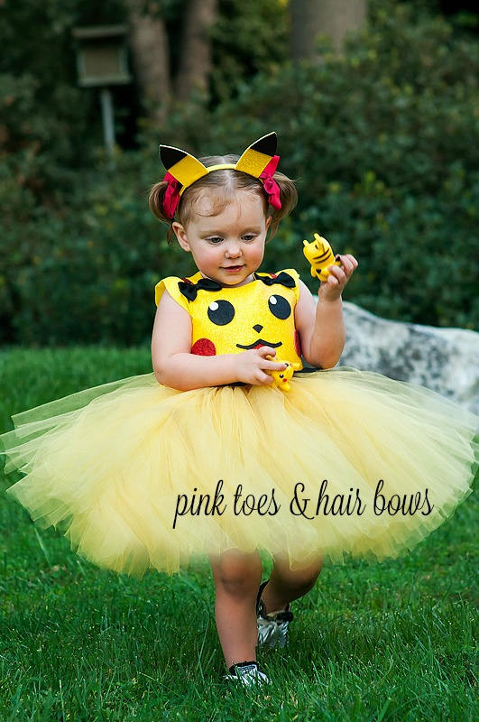 Pikachu tutu dress- pokemon costume- pikachu tutu-kisses dress-pokemon dress-pikachu costume-pokemon