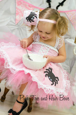 Load image into Gallery viewer, Little Miss Muffet dress- Little Miss Muffet tutu dress- Little Miss muffet costume
