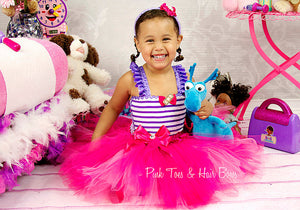 Doc Mcstuffins Dress- Doc Mcstuffins Tutu Dress- Doc Mcstuffins tutu- Doc Mcstuffins Birthday Dress
