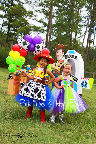 Niño Niña Toy Story Jessie Disfraz Lentejuelas Tutú Vestido Cumpleaños  Fiesta 1