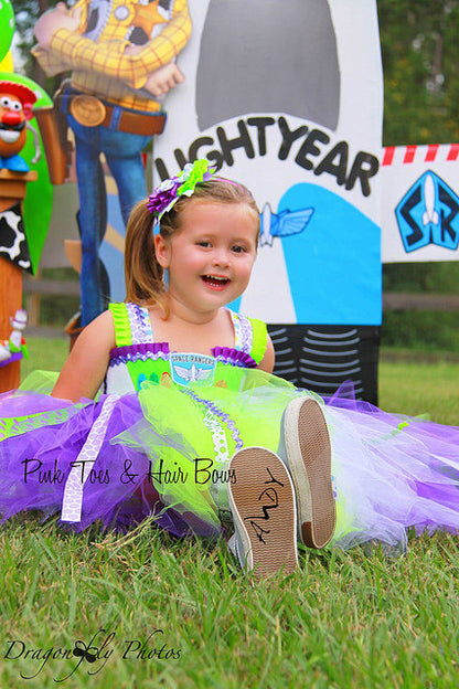 Buzz Lightyear Dress- toy story dress- toy story costume-buzz lightyear costume