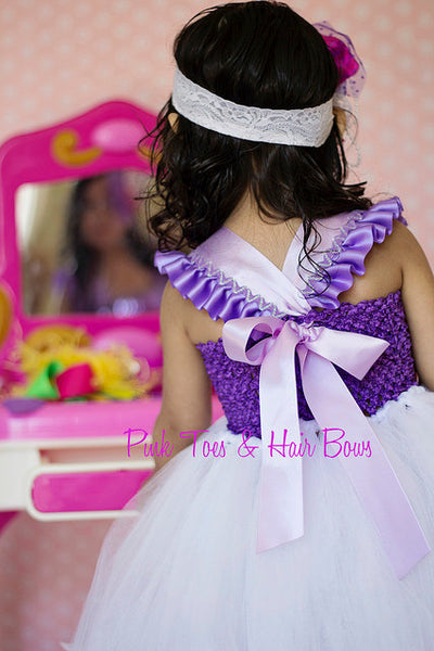 Daisy Duck Tutu dress- Daisy Duck tulle dress- Daisy Duck dress- Daisy