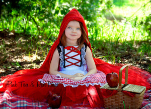 Little Red Riding hood Costume-Little red Riding hood tutu-Little red riding hood tutu dress