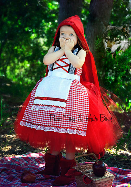 Little Red Riding hood Costume-Little red Riding hood tutu-Little red riding hood tutu dress