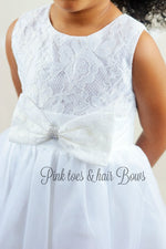 Load image into Gallery viewer, White lace Couture Dress-Ready to ship
