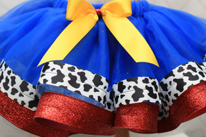 Jessie tutu set-Jessie outfit-Jessie dress-Toy story tutu set