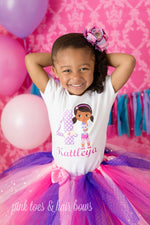 Load image into Gallery viewer, Doc tutu set- Doc outfit-Doc birthday outfit
