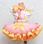 Load image into Gallery viewer, Lemonade tutu set-Lemonade outfit-Lemonade dress
