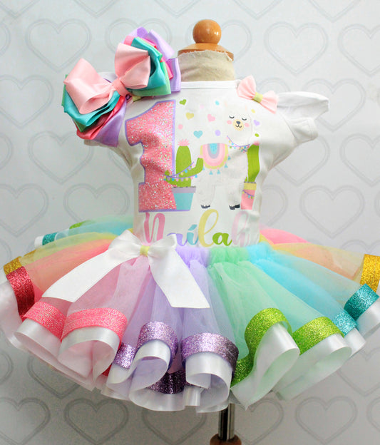 Llama tutu set- Llama outfit-Llama dress-Llama birthday