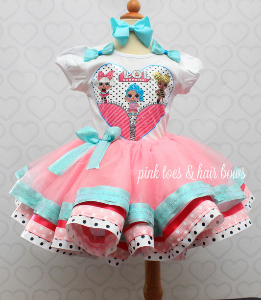 Lol surprise doll tutu set-lol surprise outfit- lol surprise dress