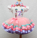Load image into Gallery viewer, Lol surprise doll tutu set-lol surprise outfit- lol surprise dress
