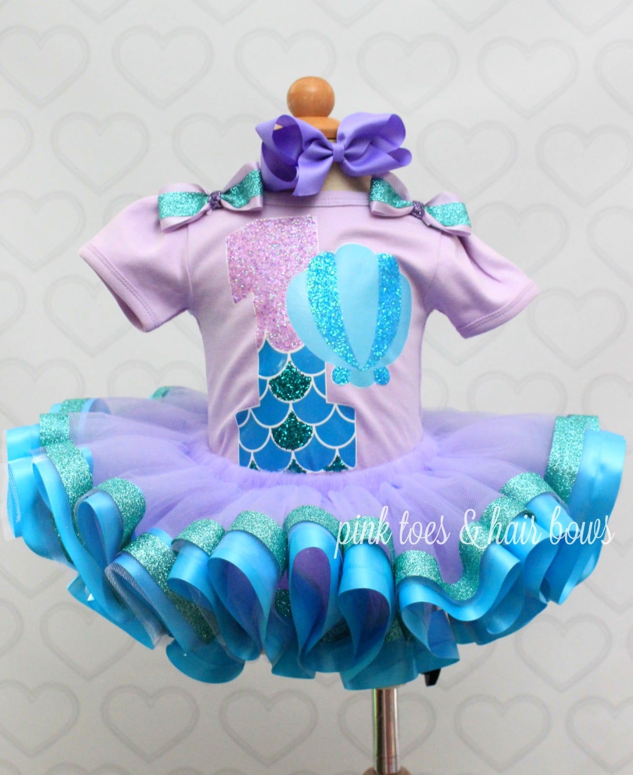 Mermaid Tutu set-Mermaid outfit-Mermaid dress- Mermaid tutu