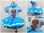 Load image into Gallery viewer, Miss Baby Lol surprise doll tutu set-lol surprise outfit- lol surprise dress
