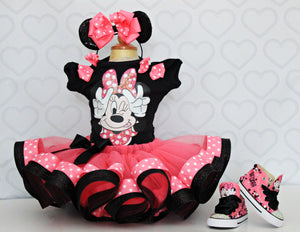 Mouse Tutu set- mouse outfit- mouse birthday outfit
