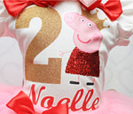Load image into Gallery viewer, Peppa the Pig tutu set-Peppa the Pig outfit-Peppa the Pig dress

