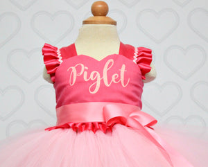 Piglet Costume-Piglet Tutu Dress- Piglet dress