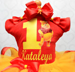 Load image into Gallery viewer, Winnie the pooh tutu set-Winnie the pooh outfit-Winnie the pooh dress
