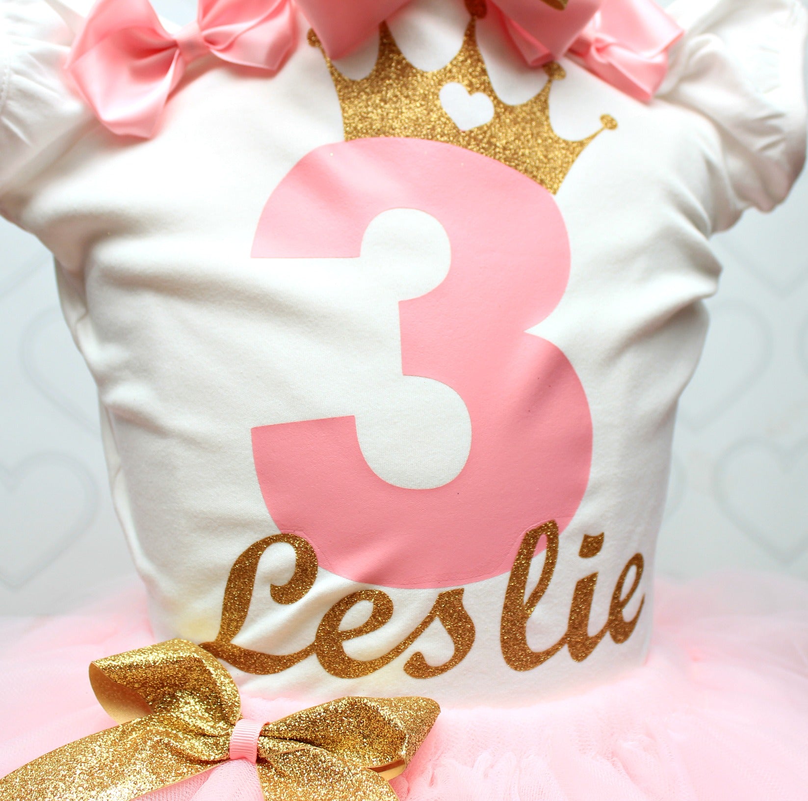 Princess tutu set-Girls Birthday outfit-Princess tutu dress Pink Toes & Hair Bows Princess tutu set-Girls Birthday outfit-Princess tutu dress Pink Toes & Hair Bows