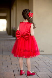Red Wine Tulle Dress(ready to ship)