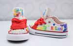 Load image into Gallery viewer, Sesame street shoes- Sesame street bling Converse-Girls Sesame street Shoes-
