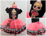 Load image into Gallery viewer, Sis Swing Lol surprise doll tutu set-lol surprise outfit- lol surprise dress
