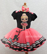 Load image into Gallery viewer, Sis Swing Lol surprise doll tutu set-lol surprise outfit- lol surprise dress
