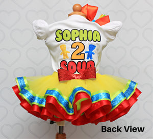 Sour Patch tutu set- Sour Patch outfit-Sour Patch dress-Sour patch Birthday